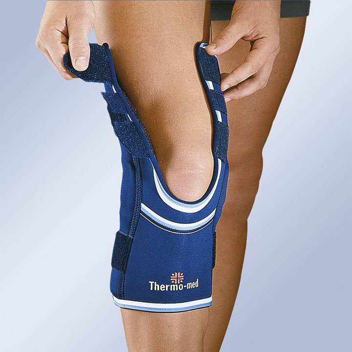 Genouillère en néoprène avec ouverture cuisse Thermo-Med 4104-A/5104-A