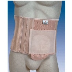 Ceinture abdominale pour stomisés sans orifice STOMAMED COL-240 avec dispositif de stomie