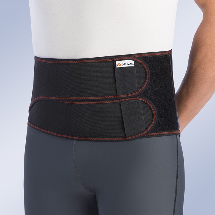 Ceinture sacro-lombaire semi-rigide avec double fermeture FL100