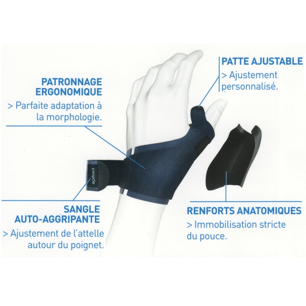 Orthèse de pouce IMMOBILISATION