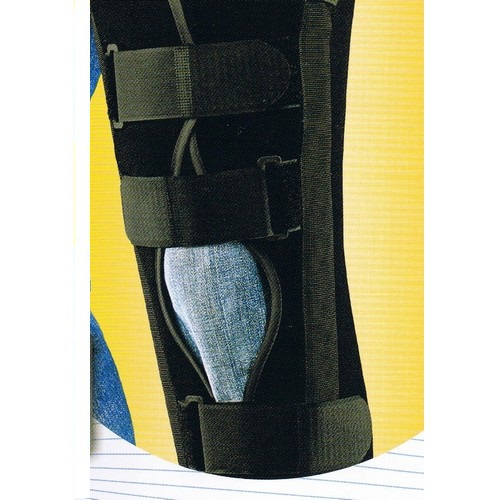 Attelle d'immobilisation de genou 3 volets